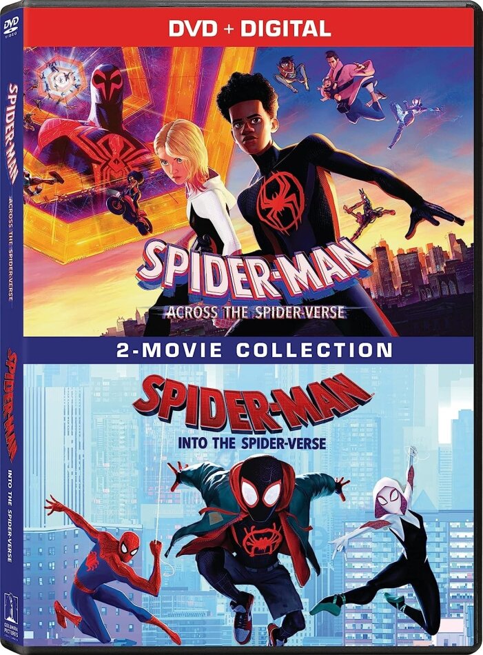 Spider-Man: Across the Spider-Verse (2023) / Spider-Man: Into the Spider-Verse (2018) - 2-Movie Collection 2 DVDs