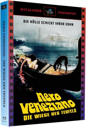 Nero Veneziano - Die Wiege des Teufels (1978) (Cover A, Classico di culto, Edizione Limitata, Mediabook, Uncut, Blu-ray + DVD + CD)