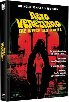 Nero Veneziano - Die Wiege des Teufels (1978) (Cover B, Edizione Limitata, Mediabook, Uncut, Blu-ray + DVD + CD)