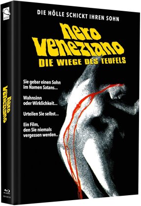 Nero Veneziano - Die Wiege des Teufels (1978) (Cover C, Edizione Limitata, Mediabook, Uncut, Blu-ray + DVD + CD)