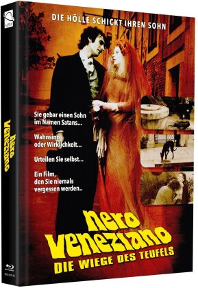 Nero Veneziano - Die Wiege des Teufels (1978) (Cover E, Edizione Limitata, Mediabook, Uncut, Blu-ray + DVD + CD)