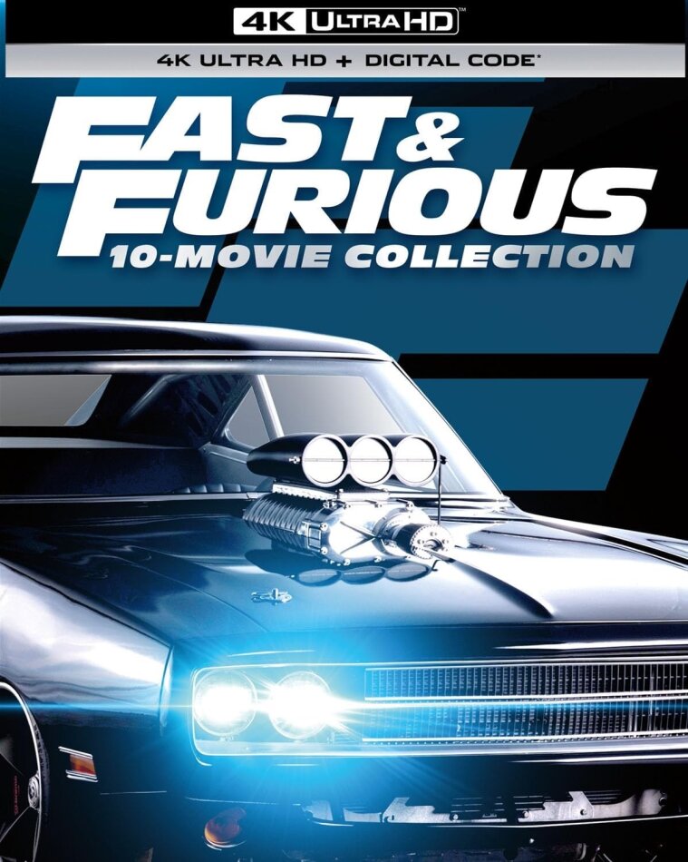 Fast & Furious - 10-Movie Collection 10 4K Ultra HDs
