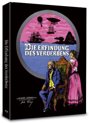 Die Erfindung des Verderbens (1958) (Cover A, Limited Edition, Mediabook, Restaurierte Fassung, Blu-ray + DVD + Hörbuch)