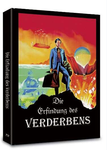 Die Erfindung des Verderbens (1958) Cover B, Édition Limitée, Mediabook, Version Restaurée, Blu-ray + DVD + Livre audio