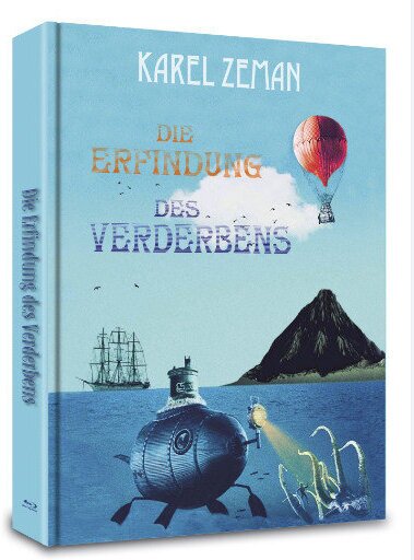 Die Erfindung des Verderbens (1958) Cover C, Édition Limitée, Mediabook, Version Restaurée, Blu-ray + DVD + Livre audio