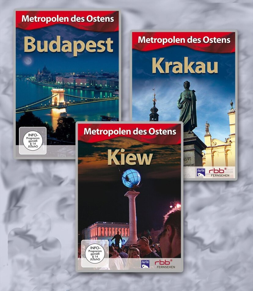 Budapest / Krakau / Kiew Metropolen des Ostens, 3 DVDs