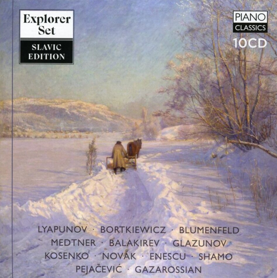 Sergey Lyapunov, Sergei Bortkiewicz 1877-1952, Felix Mikhailovich Blumenfeld (1863-1931) & + - Explorer Set: Slavic Edition 10 CDs