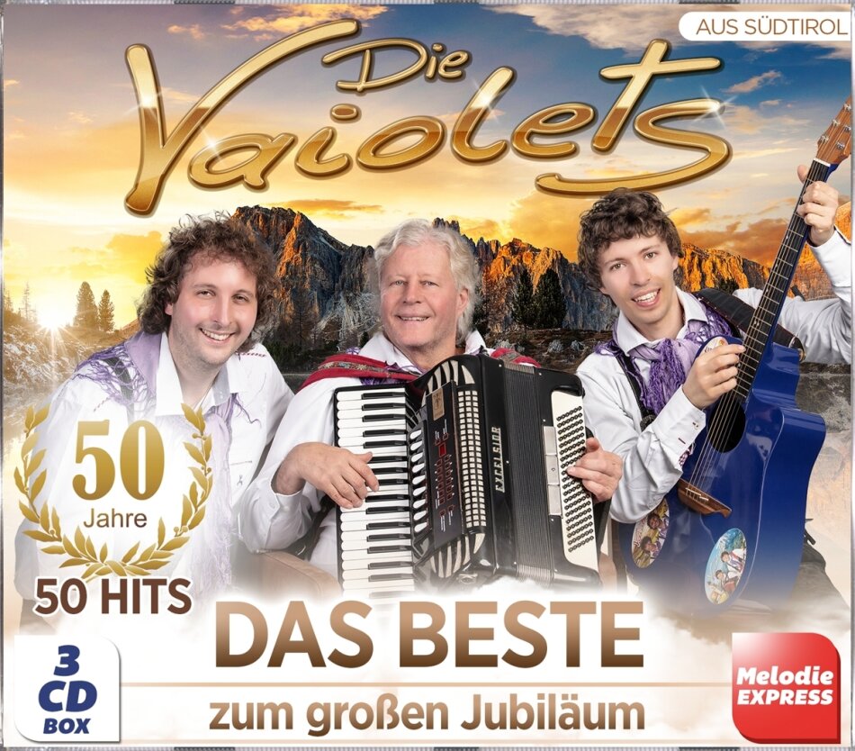 Die Vaiolets - Das Beste zum großen Jubiläum - 50 Jahre 50 Hits 3 CDs