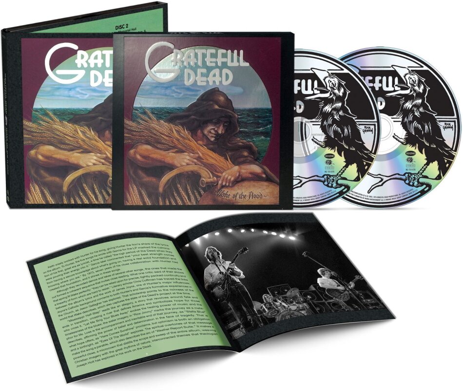 Grateful Dead - Wake Of The Flood 2023 Reissue, Rhino, 50th Anniversary Edition, Deluxe Edition, Remastered, 2 CDs