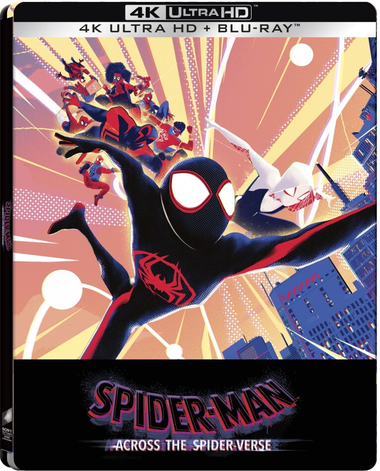 Spider-Man: Across the Spider-Verse (2023) Edizione Limitata, Steelbook, 4K Ultra HD + Blu-ray
