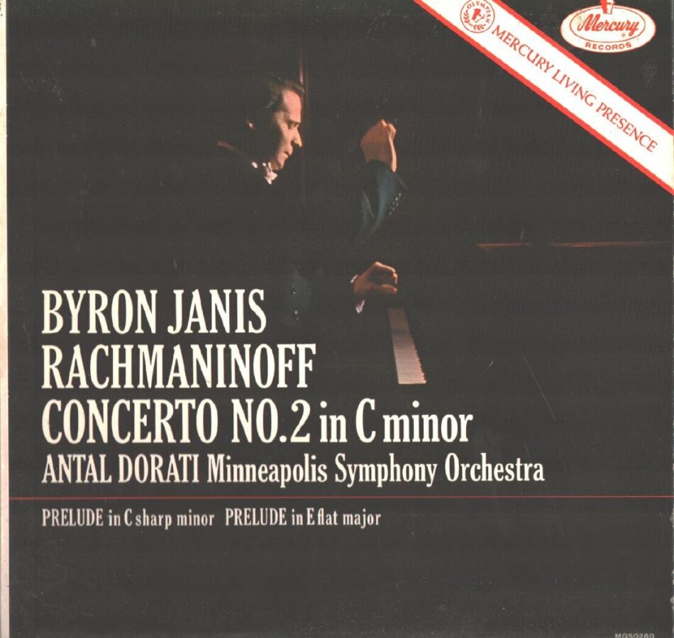 Minneapolis Symphony Orchestra, Sergej Rachmaninoff (1873-1943), Antal Dorati & Byron Janis - Piano Concerto N. 2-Preludes For Solo Piano LP