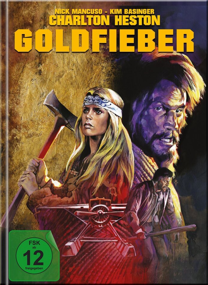 Goldfieber (1982) Cover A, Cinema Version, Limited Edition, Mediabook, Blu-ray + DVD
