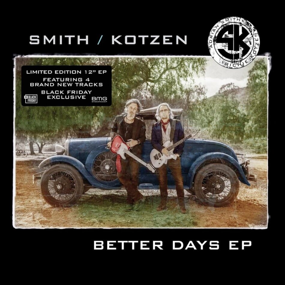 Adrian Smith (Iron Maiden) & Richie Kotzen (Winery Dogs) - Better Days EP Black Friday, LP