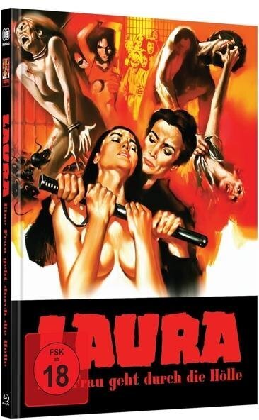 Laura - Eine Frau geht durch die Hölle (1982) Cover B, Édition Limitée, Mediabook, Blu-ray + DVD