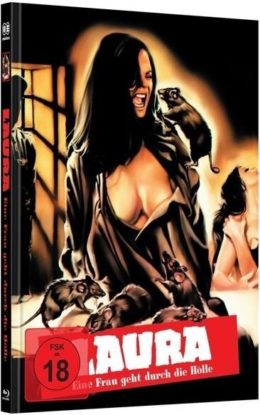 Laura - Eine Frau geht durch die Hölle (1982) Cover C, Édition Limitée, Mediabook, Blu-ray + DVD