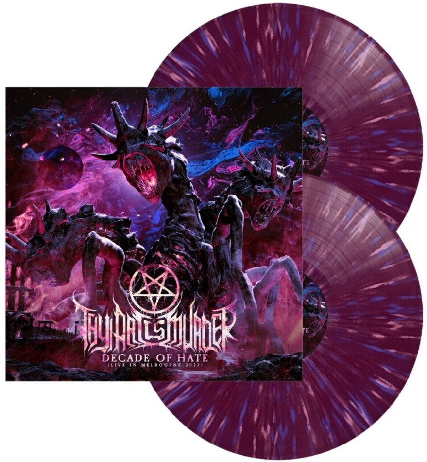 Thy Art Is Murder - Decade Of Hate Limited Edition, Purple-Blue Pink Splatter Vinyl, 2 LPs