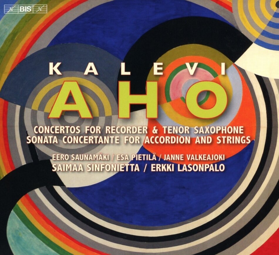 Kalevi Aho (*1949), Erkki Lasonpalo, Eero Saunamäki, Esa Pietilä, … - Concertos for Recorder & Tenor Saxophone Hybrid SACD