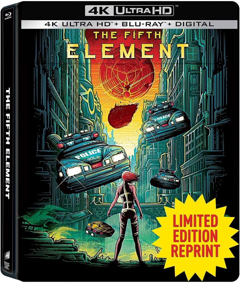 The Fifth Element (1997) Édition Limitée, Steelbook, 4K Ultra HD + Blu-ray