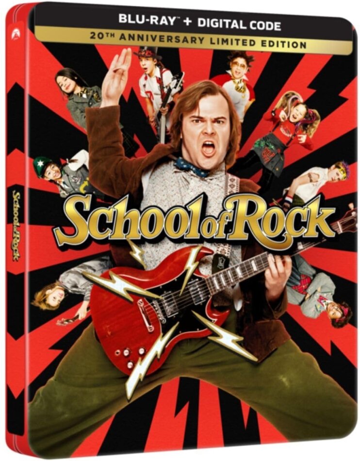 School Of Rock (2003) 20th Anniversary Edition, Limited Edition, Steelbook