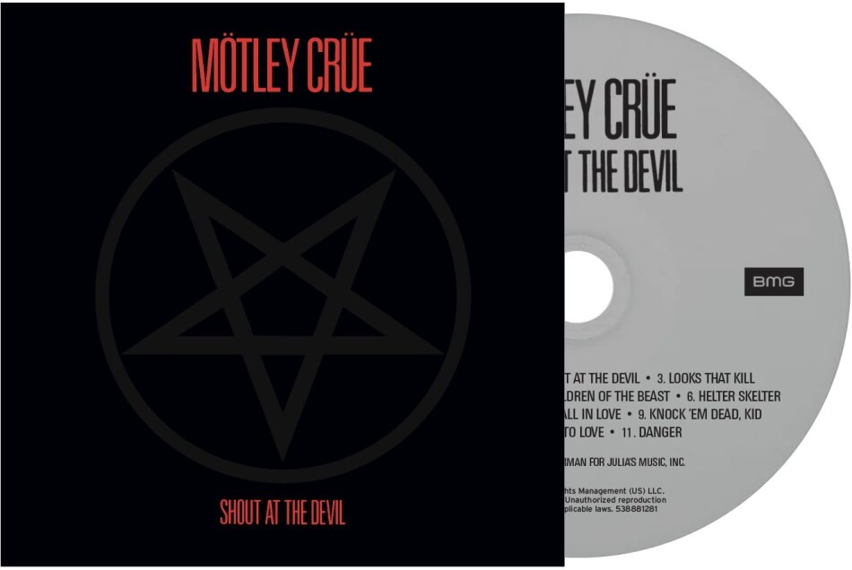 Mötley Crüe - Shout At The Devil 2023 Reissue, BMG Rights Management, Edizione 40° Anniversario