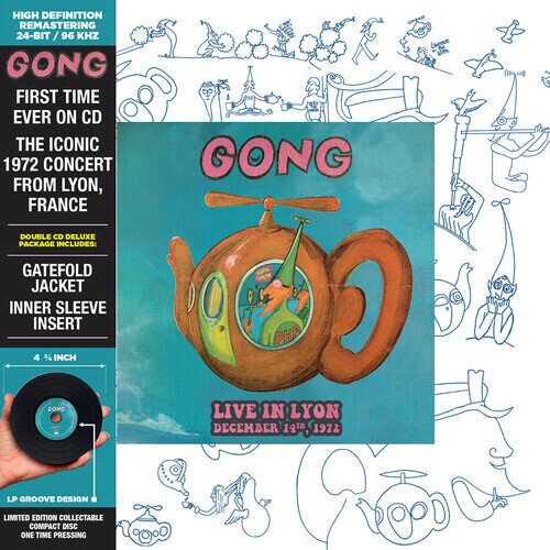 Gong - Live In Lyon 1972 First Time on CD, Deluxe Edition, Limited Edition, Remastered, 2 CDs
