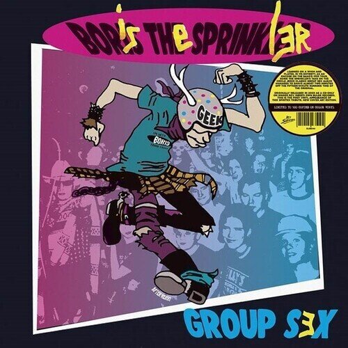 Boris The Sprinkler - Group Sex 2023 Reissue, Subpop, Red Vinyl, LP