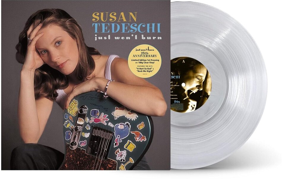 Susan Tedeschi - Just Won't Burn 2023 Reissue, Fantasy, 25th Anniversary Edition, Limited Edition, Clear Vinyl, LP