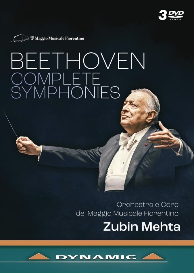 Orchestra del Maggio Musicale Fiorentino, Ludwig van Beethoven (1770-1827) & Zubin Mehta - Beethoven: Complete Symphonies 3 DVDs