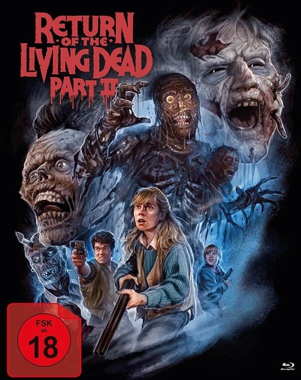 Return of the Living Dead: Part 2 (1988) Cover B, Limited Edition, Mediabook, 2 Blu-rays