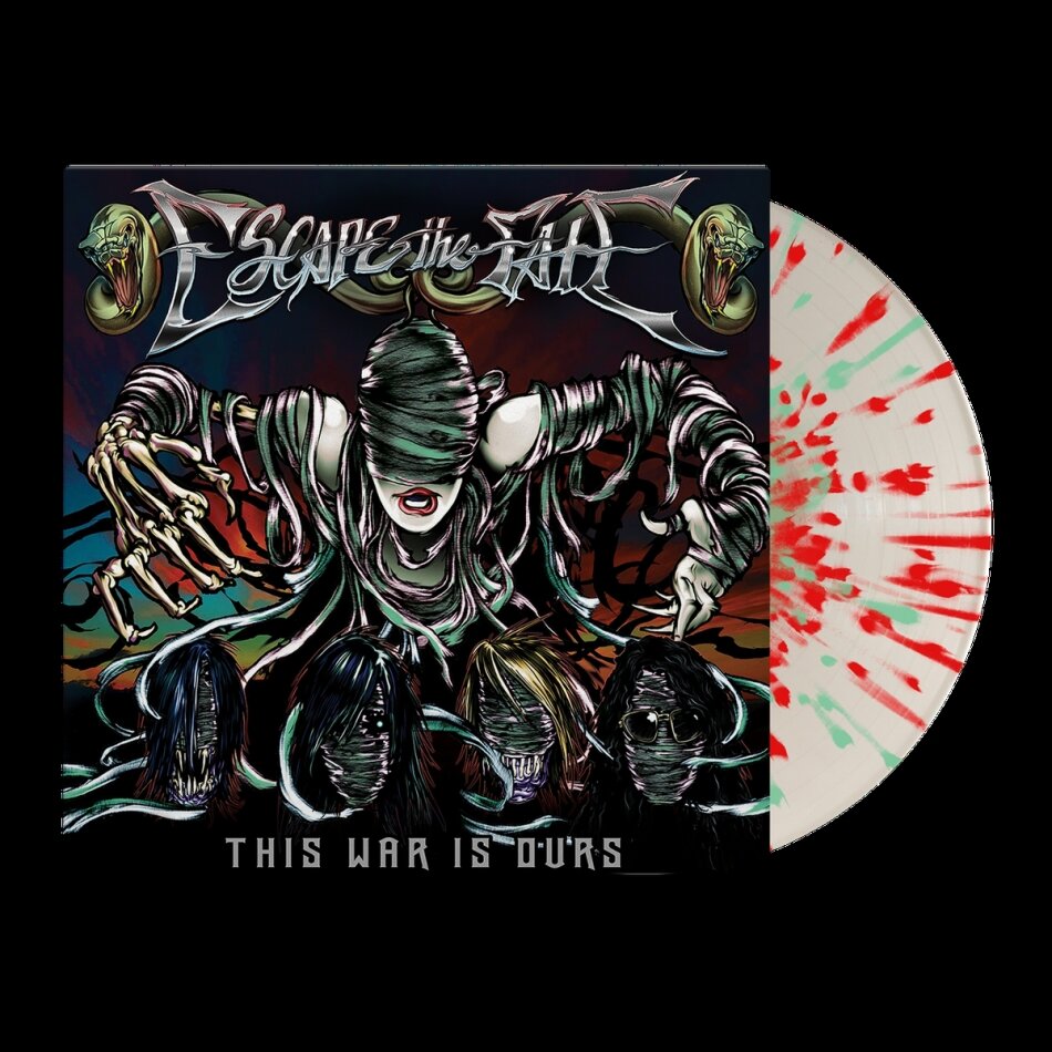Escape The Fate - This War Is Ours 2023 Reissue, Epitaph, White With Green Splatter Vinyl, LP