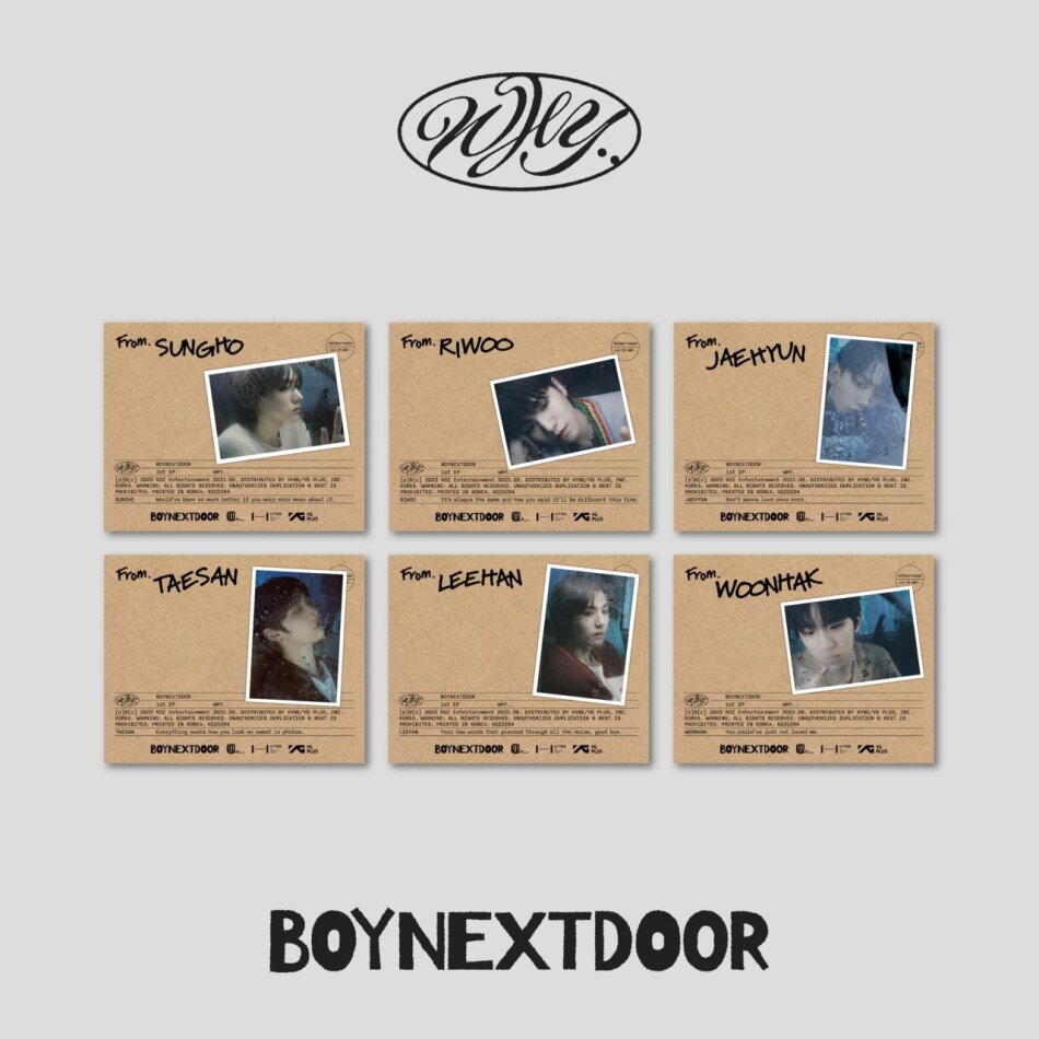 Boynextdoor (K-Pop) - Why.. Letter Version