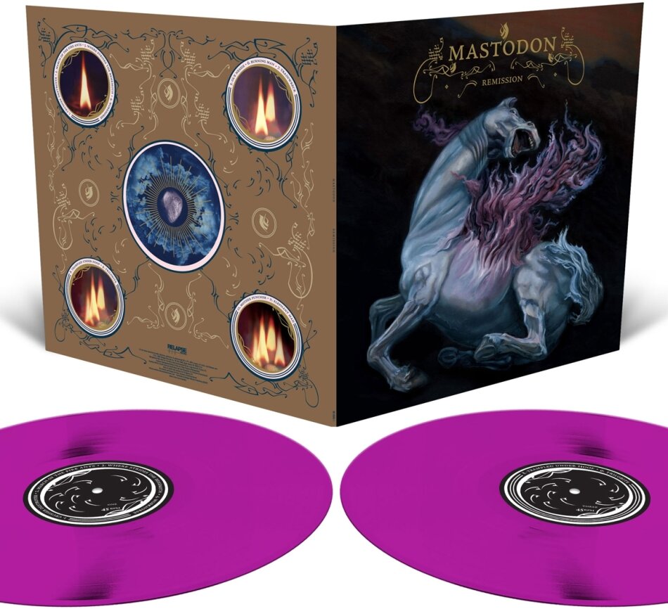 Mastodon - Remission 2023 Reissue, Relapse, Neon Violet Vinyl, 2 LPs
