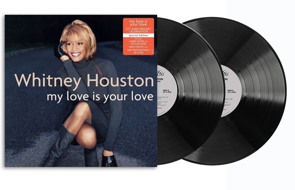 Whitney Houston - My Love Is Your Love 2023 Reissue, Sony Legacy, Black Vinyl, 2 LP