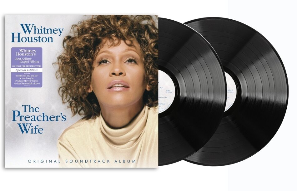 Whitney Houston & Hans Zimmer - The Preacher's Wife - OST 2023 Reissue, Sony Legacy, Black Vinyl, LP