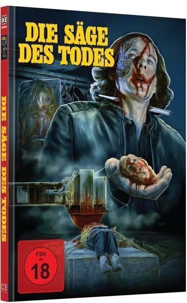 Die Säge des Todes (1981) Cover F, Limited Edition, Mediabook, Blu-ray + DVD