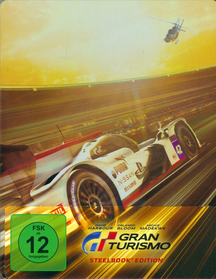 Gran Turismo (2023) Limited Edition, Steelbook, 4K Ultra HD + Blu-ray