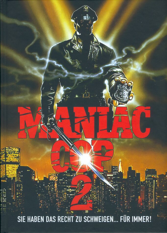 Maniac Cop 2 (1990) Cover D, Édition Collector Limitée, Mediabook, 4K Ultra HD + Blu-ray + DVD