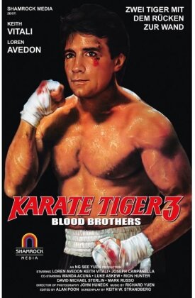 Karate Tiger 3 - Blood Brothers (1990) (Grosse Hartbox, Cover B, Limited Edition, Blu-ray + DVD)