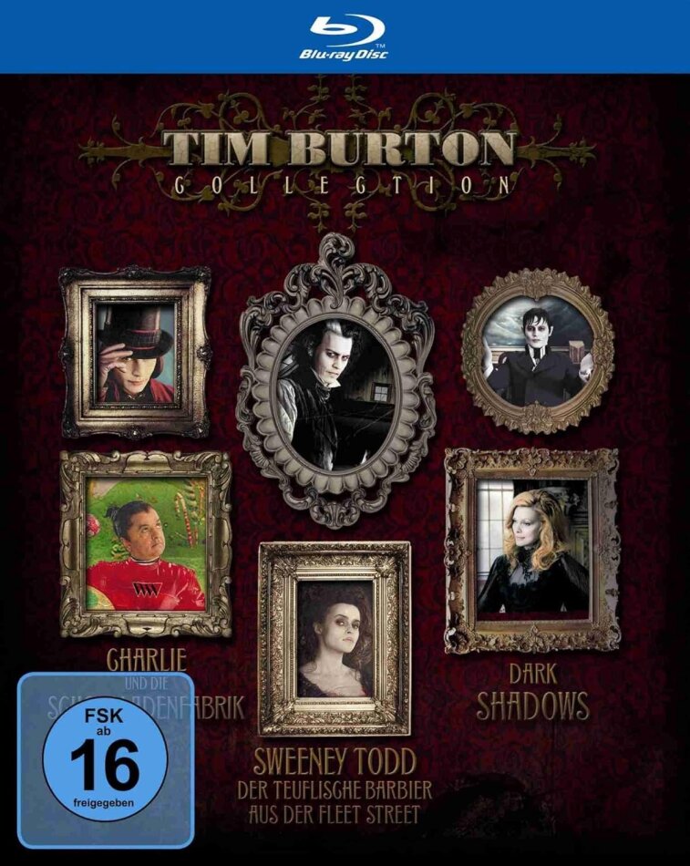 Tim Burton Collection 3 Blu-rays