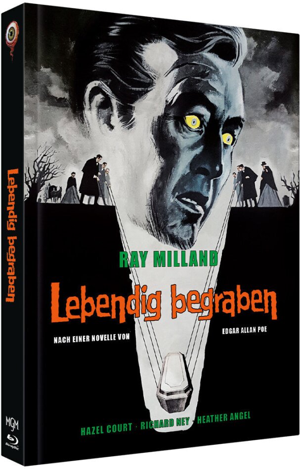 Lebendig begraben (1962) Cover A, Limited Collector's Edition, Mediabook, Blu-ray + DVD
