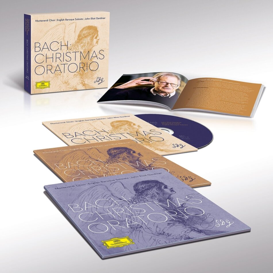 John Eliot Gardiner, Monteverdi Choir, English Baroque Soloists & Johann Sebastian Bach (1685-1750) - Christmas Oratorio 2 CDs + Blu-ray