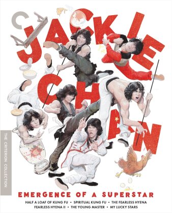 Jackie Chan: Emergence of a Superstar - Half a Loaf of Kung Fu / Spiritual Kung Fu / The Fearless Hyena / Fearless Hyena II / The Young Master / My Lucky Stars (Criterion Collection, 4 Blu-ray)