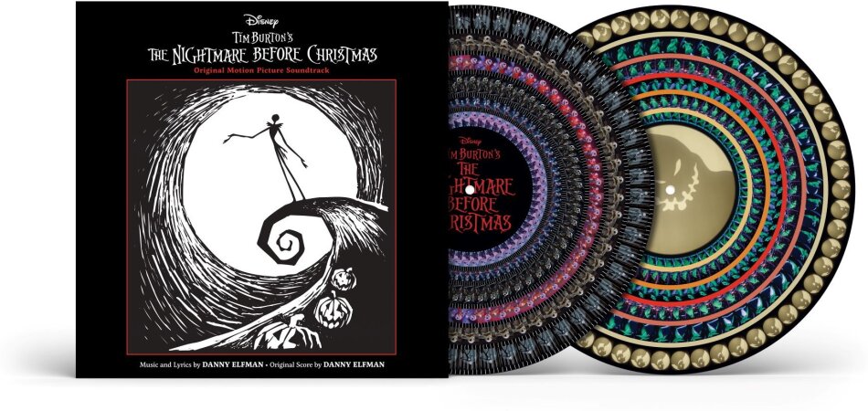 Danny Elfman - Nightmare Before Christmas - OST 2023 Reissue, Walt Disney Records, Zoetrope Vinyl, 2 LPs