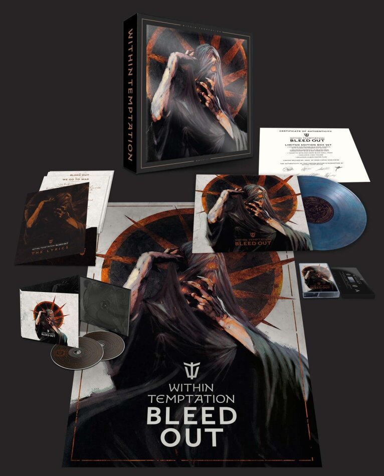Within Temptation - Bleed Out Limited Boxset, 2 CDs + LP + Audio cassette