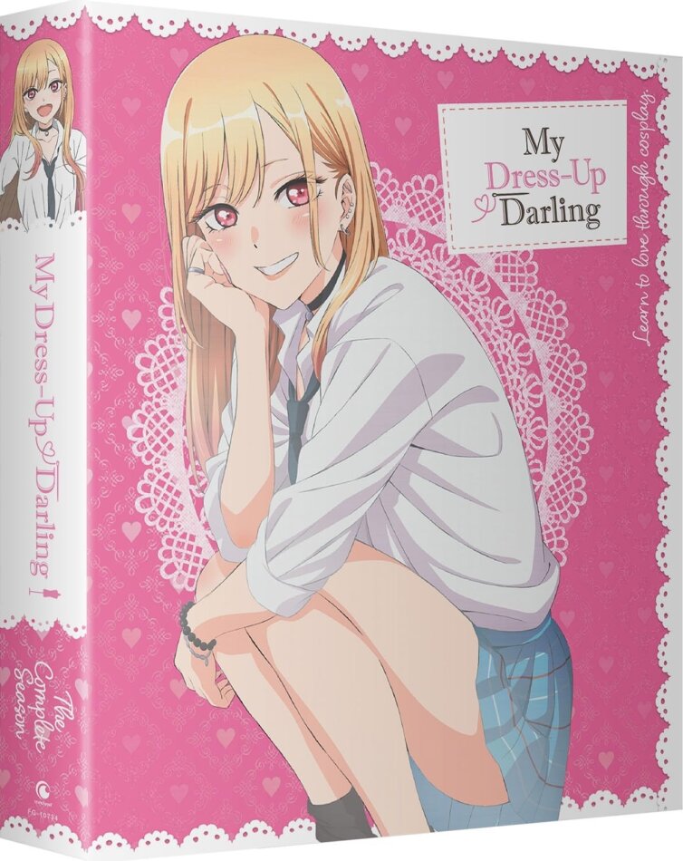 dress up darling blu ray My Dress-Up - The Complete Season 1 Limited Edition, 2 Blu-rays + 2 DVDs - English Character Design and Chief