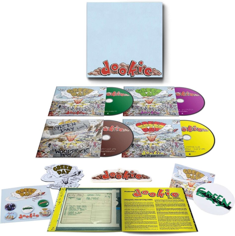 Green Day - Dookie 2023 Reissue, Boxset, Reprise, 30th Anniversary Edition, 4 CDs