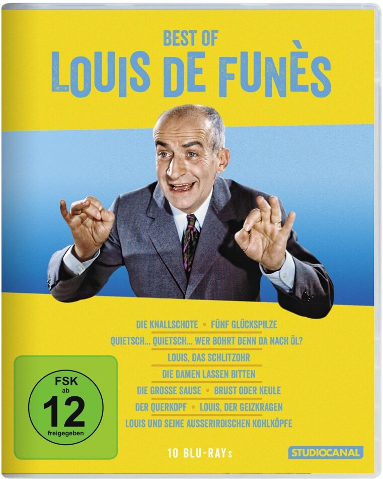 Best of Louis de Funès 10 Blu-ray