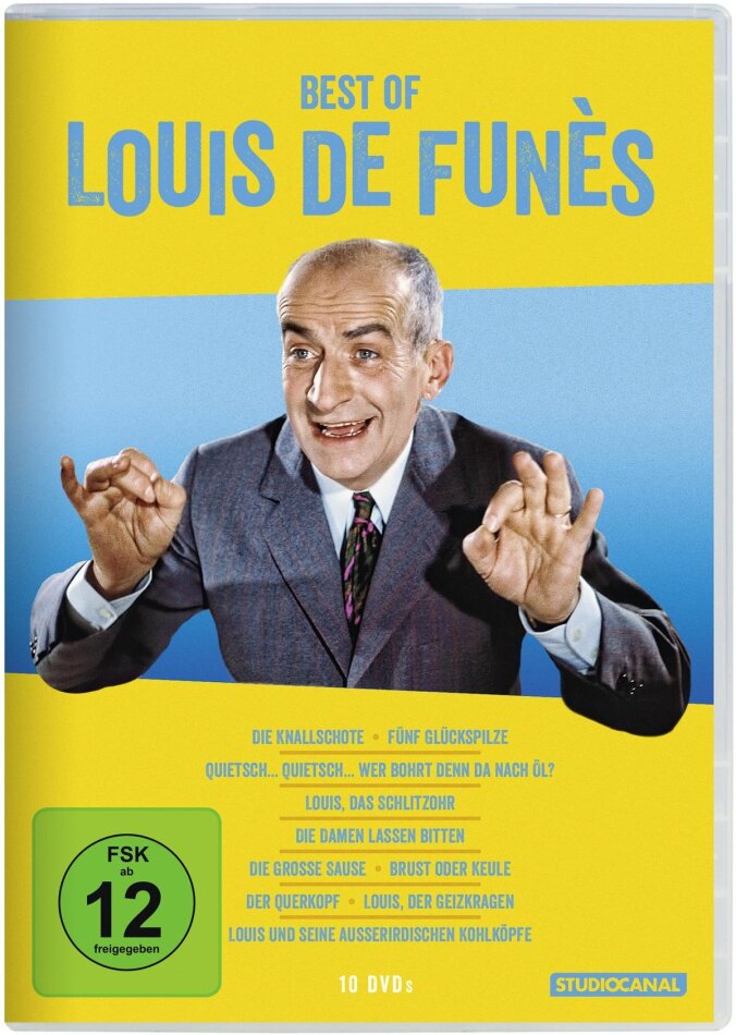 Best of Louis de Funès 10 DVD
