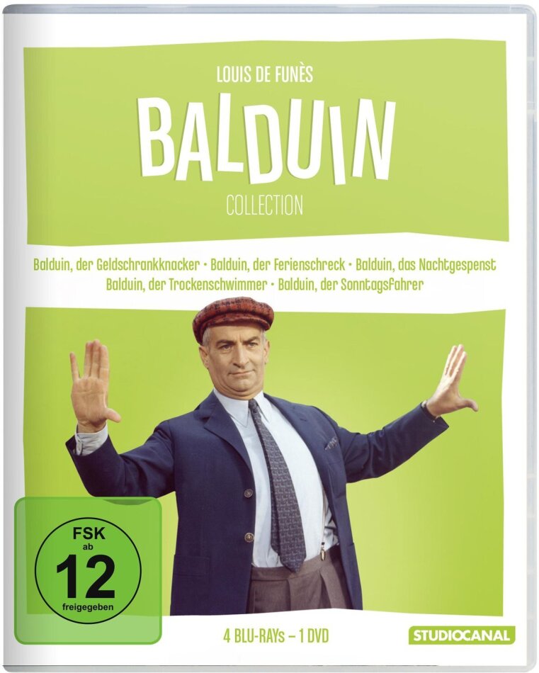 Louis de Funès - Die Balduin Collection 4 Blu-ray + DVD