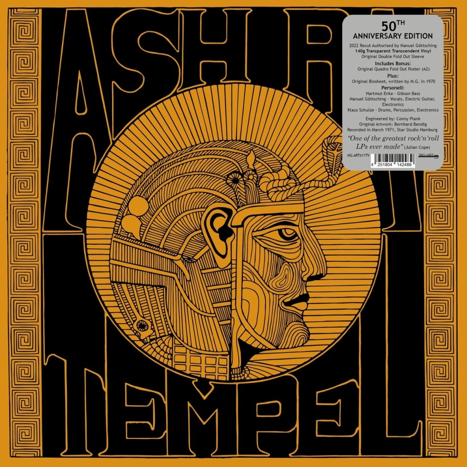 Ash Ra Tempel - --- 2023 Reissue, Édition 50ème Anniversaire, Édition Limitée, Transparent Vinyl, LP